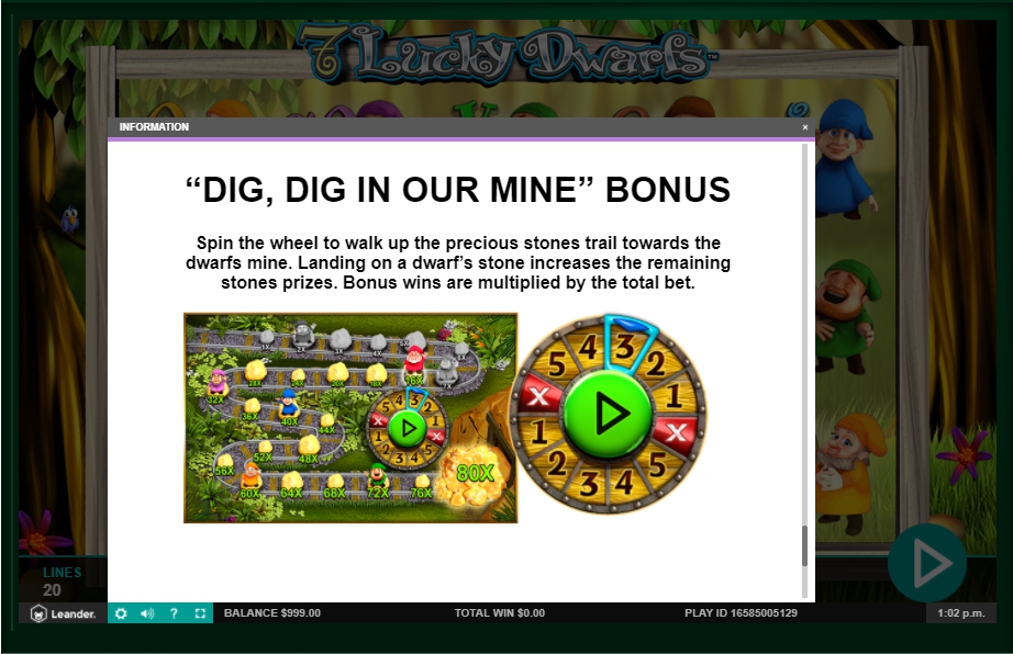 7 lucky dwarfs slot machine detail image 9