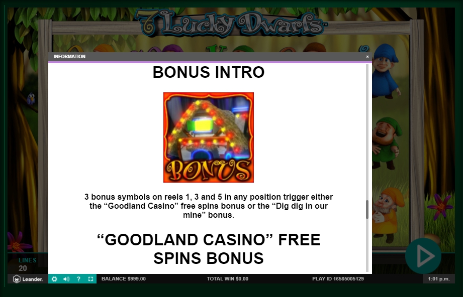 7 lucky dwarfs slot machine detail image 1
