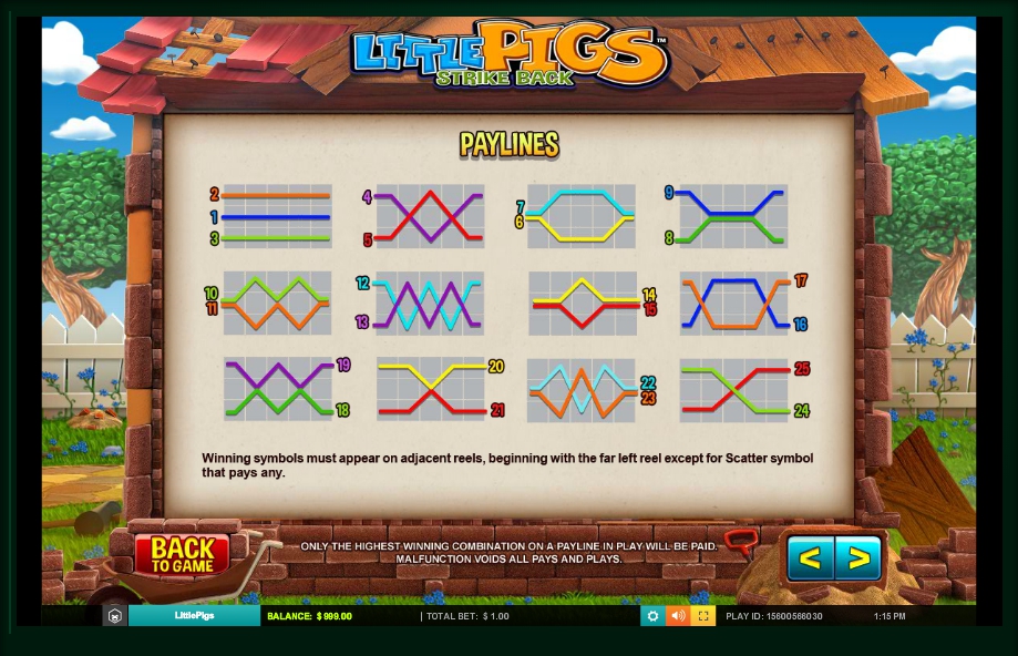 little pigs strike back slot machine detail image 2