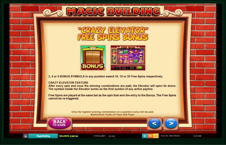 magic building slot machine detail image 1