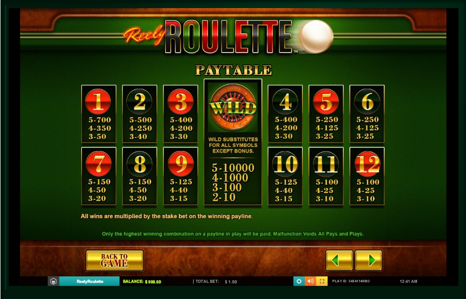 reely roulette slot machine detail image 3