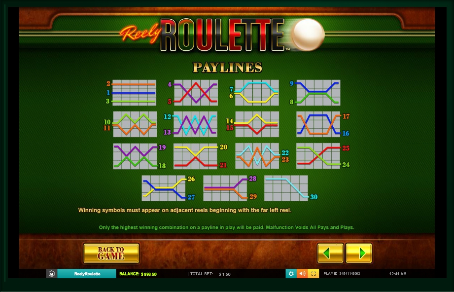 reely roulette slot machine detail image 2
