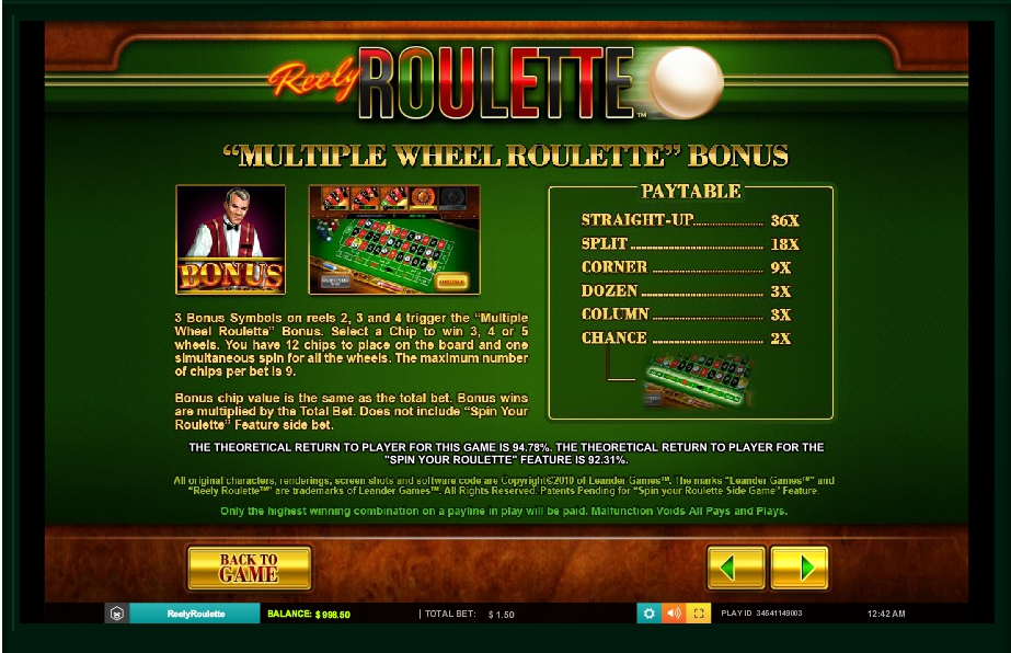 reely roulette slot machine detail image 0