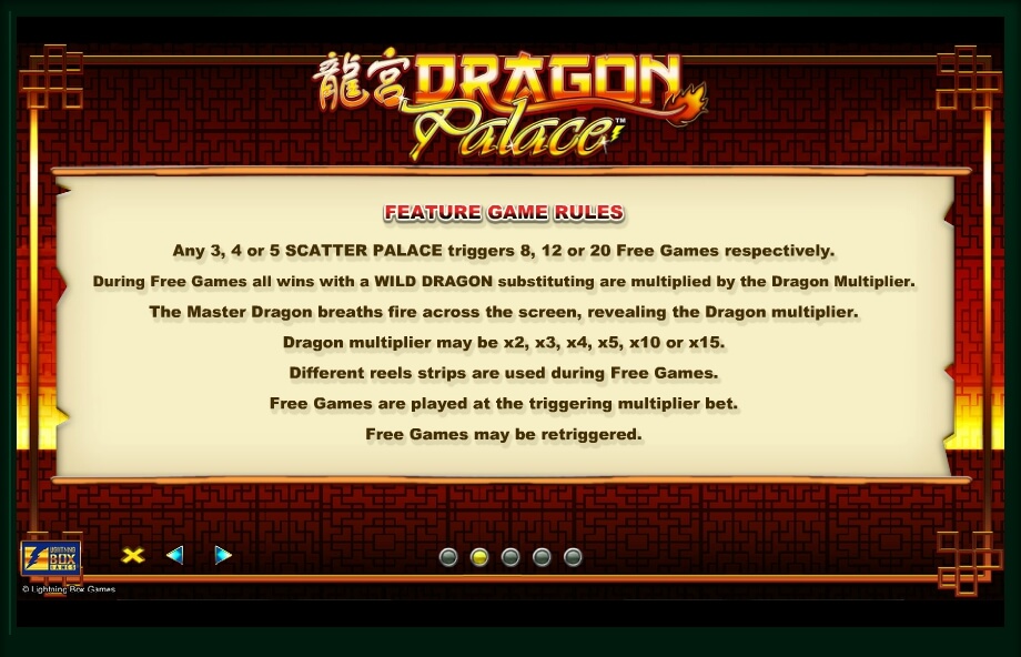 dragon palace slot machine detail image 3
