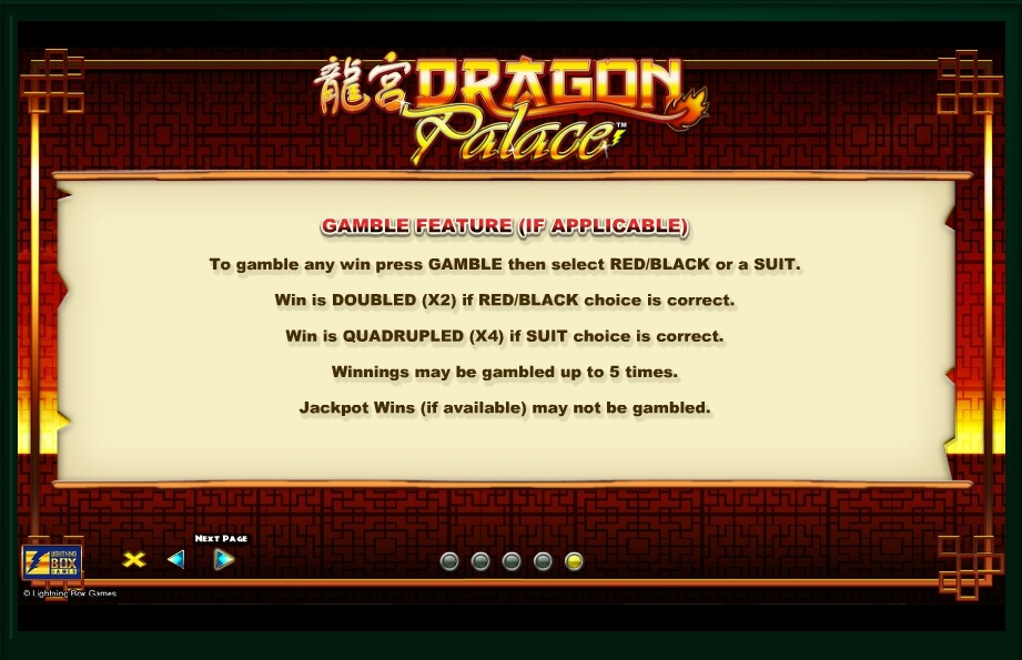 dragon palace slot machine detail image 0