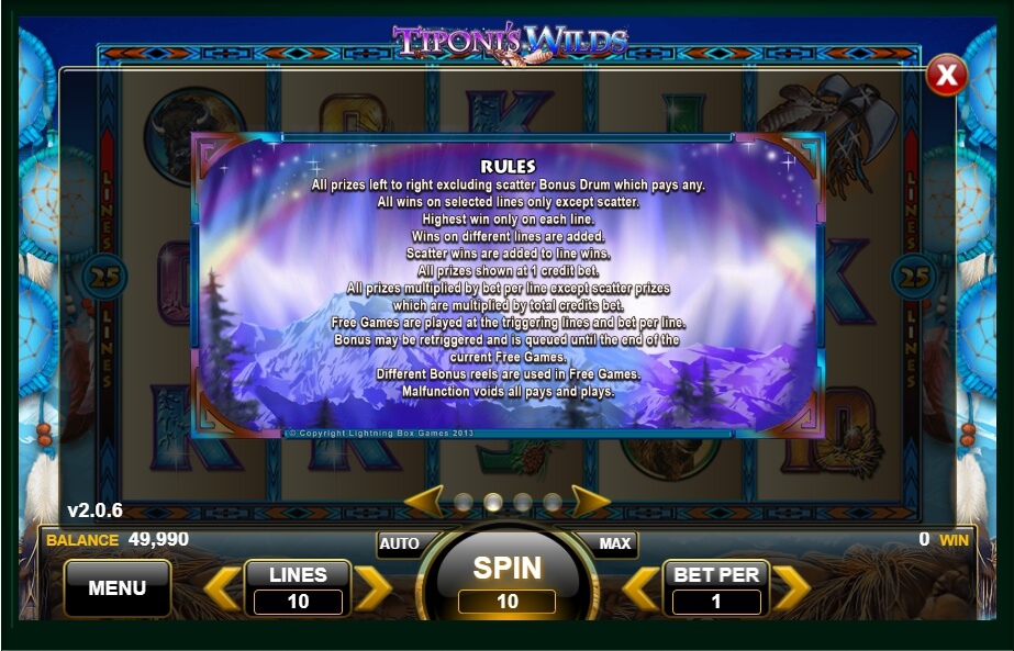 tiponis wilds slot machine detail image 2