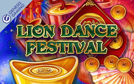 Lion dance festival slot machine