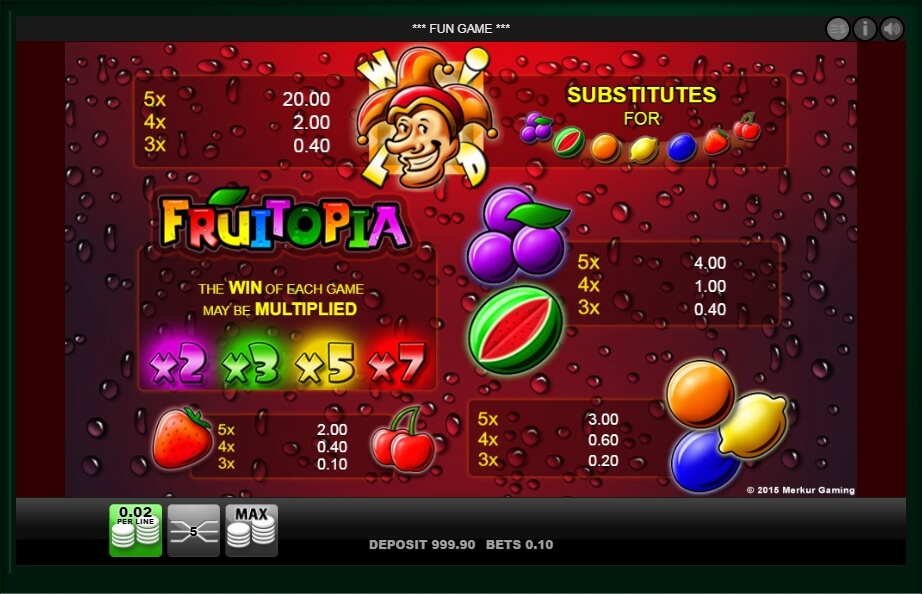 fruitopia slot machine detail image 0