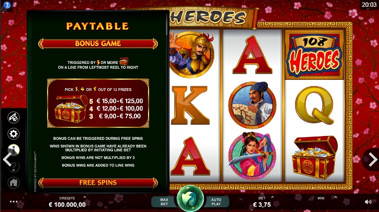 108 heroes multiplier fortunes slot machine detail image 5