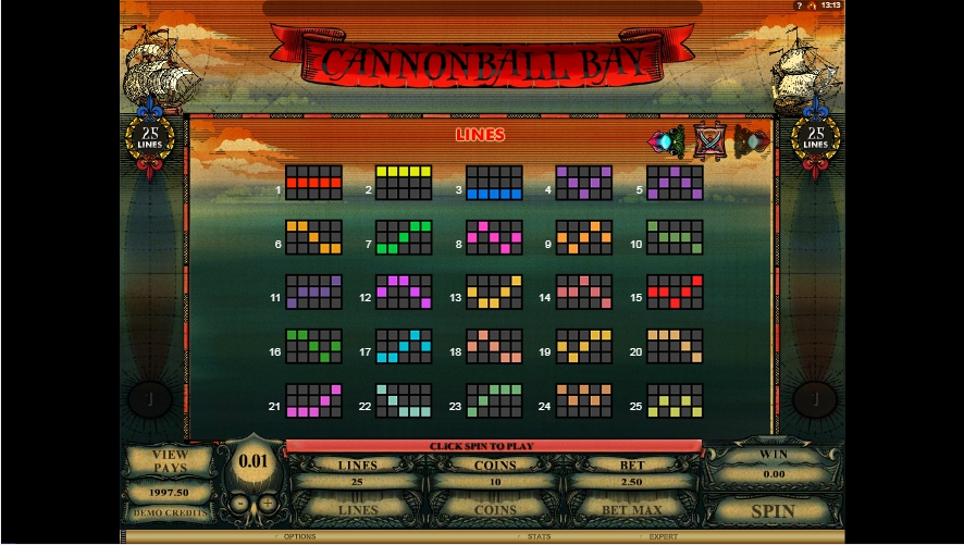 cannonball bay slot machine detail image 0