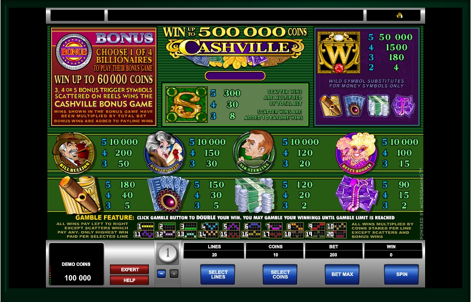cashville slot machine detail image 0