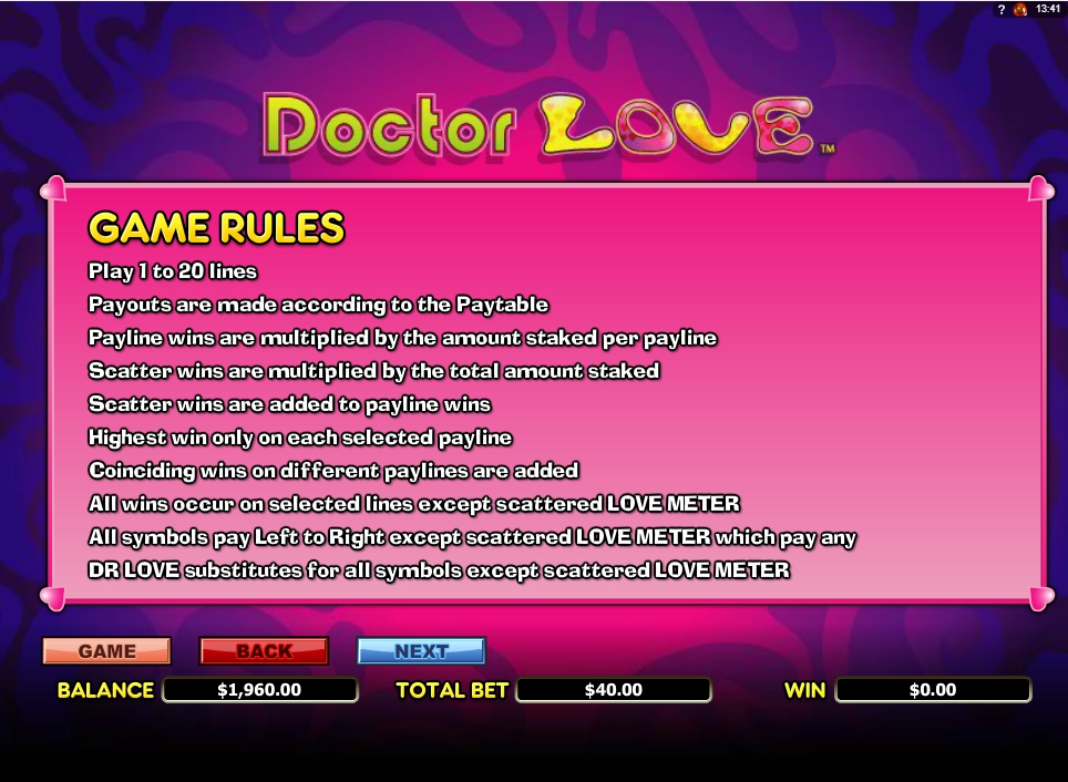doctor love slot machine detail image 2