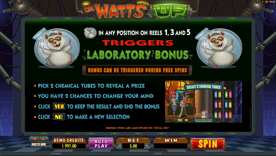 dr. watts up slot machine detail image 3