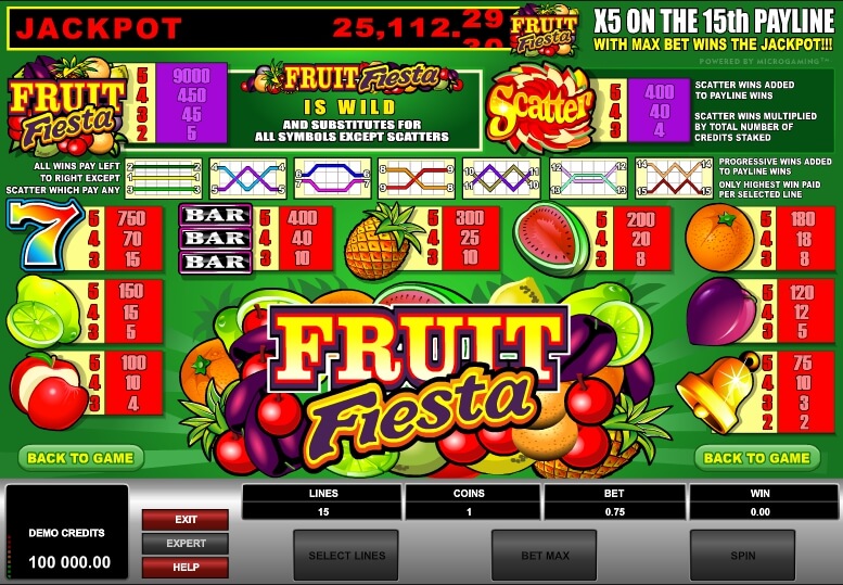fruit fiesta slot machine detail image 0