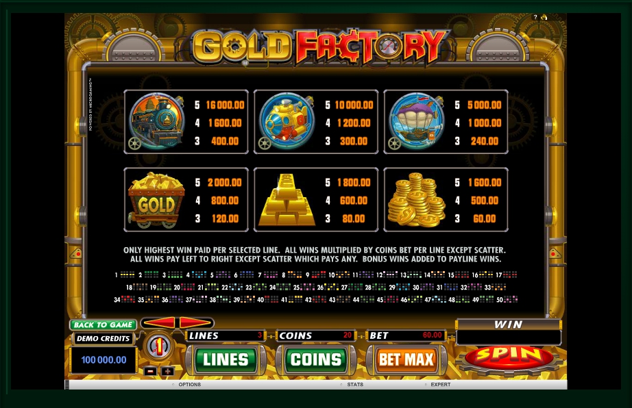 gold factory slot machine detail image 0