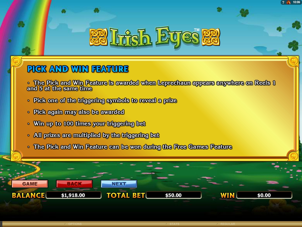 irish eyes slot machine detail image 3