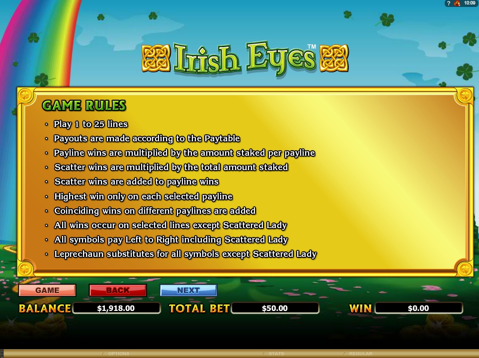irish eyes slot machine detail image 2