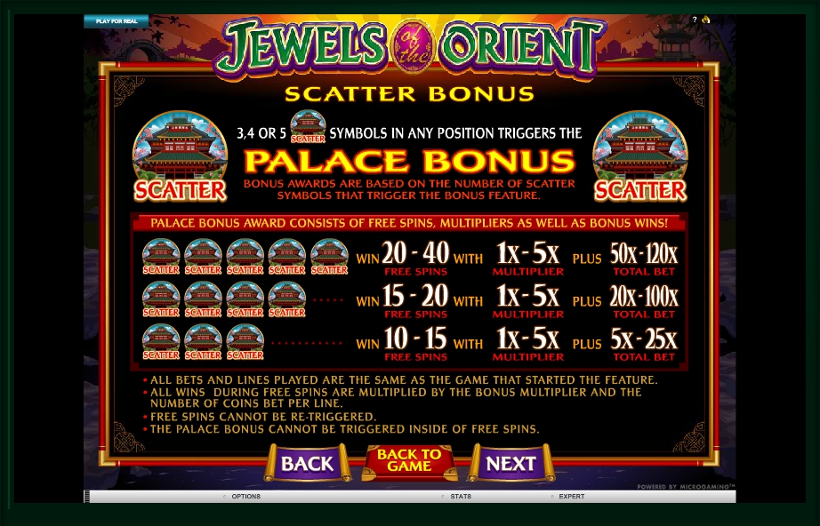 jewels of the orient slot machine detail image 4