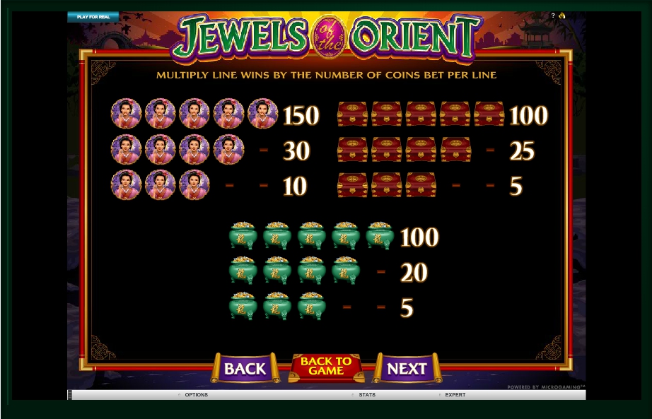 jewels of the orient slot machine detail image 1