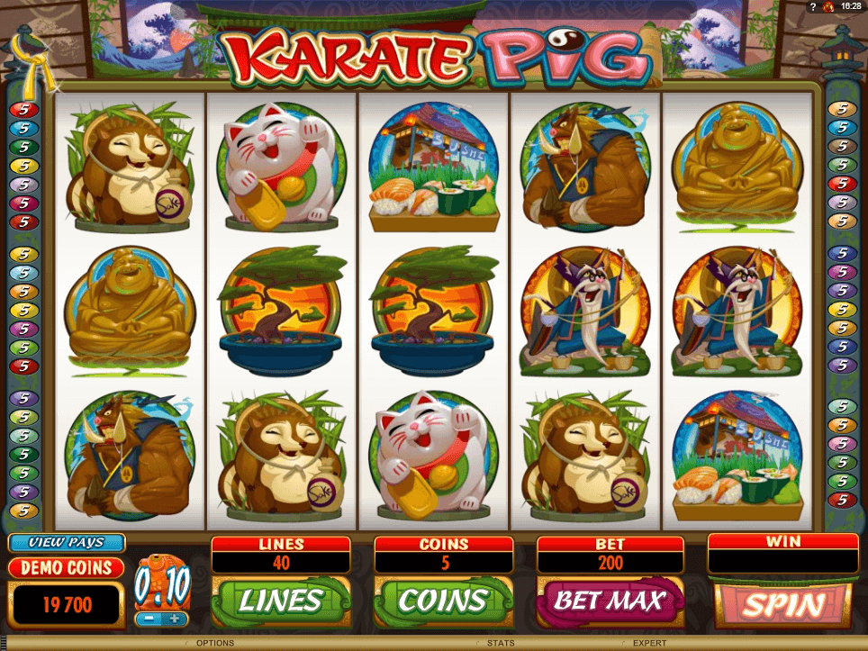 Karate Pig slot play free