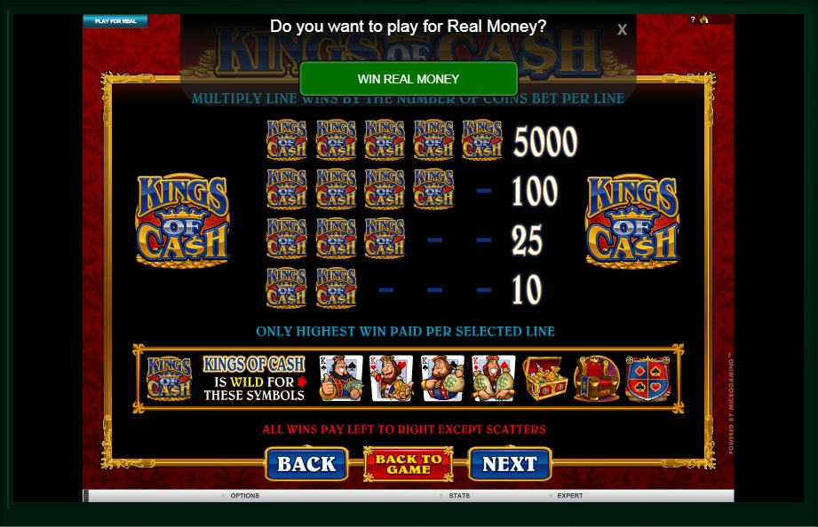 kings of cash slot machine detail image 3