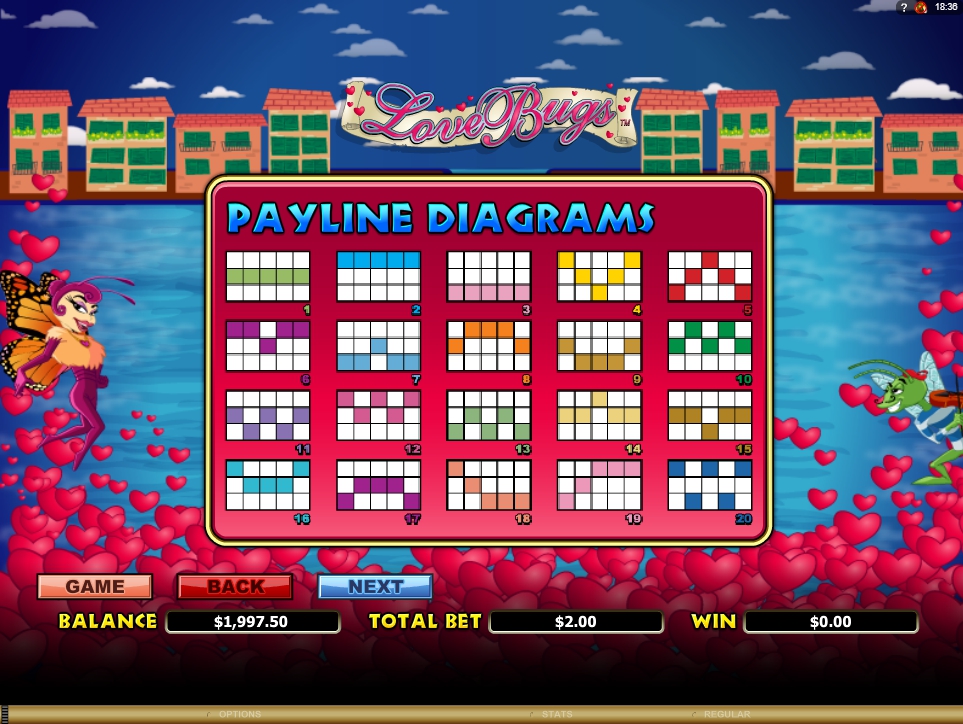 love bugs slot machine detail image 1