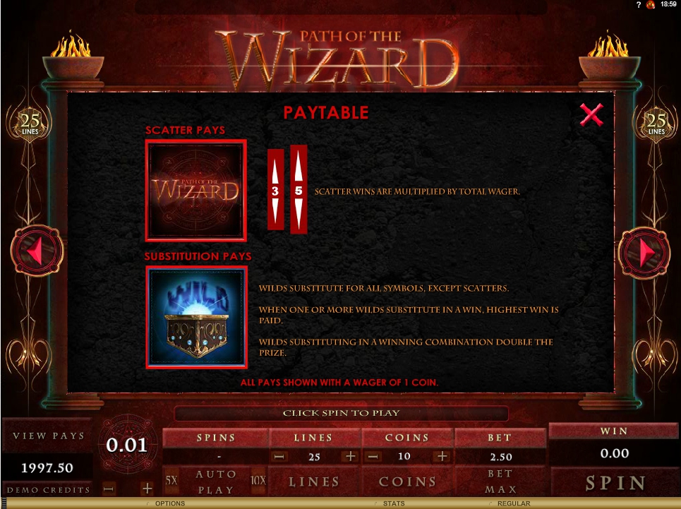 path of the wizard slot machine detail image 4