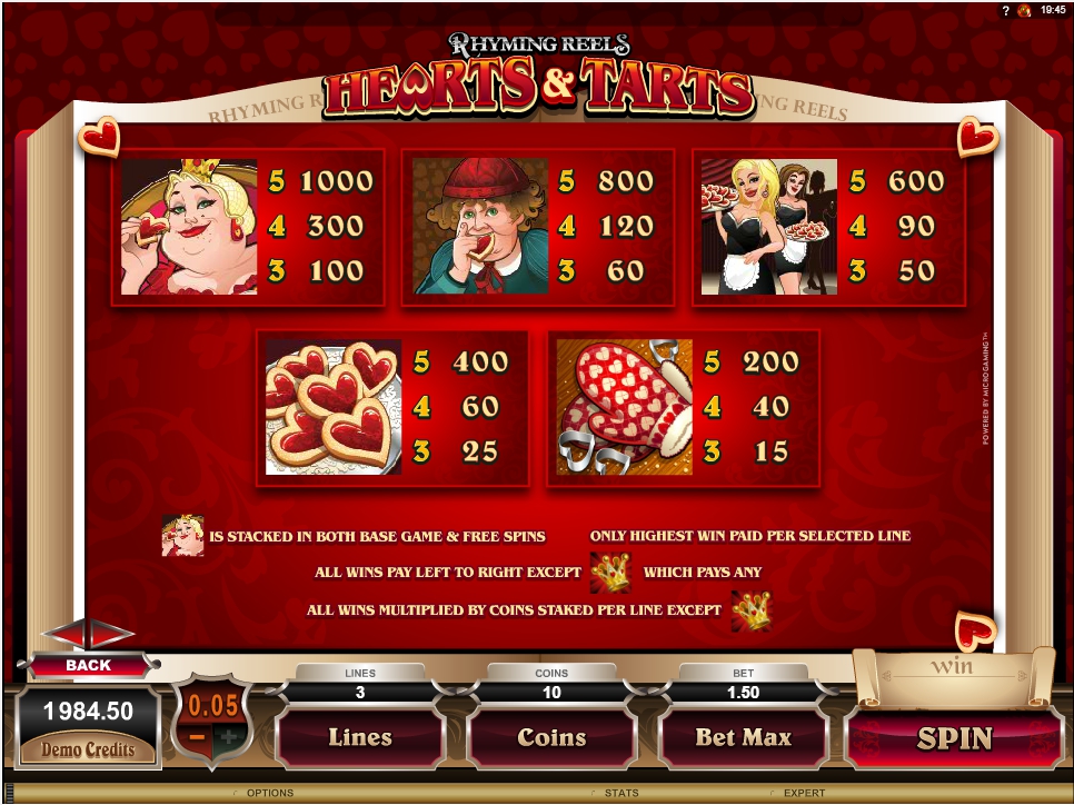 queen of hearts slot machine detail image 1