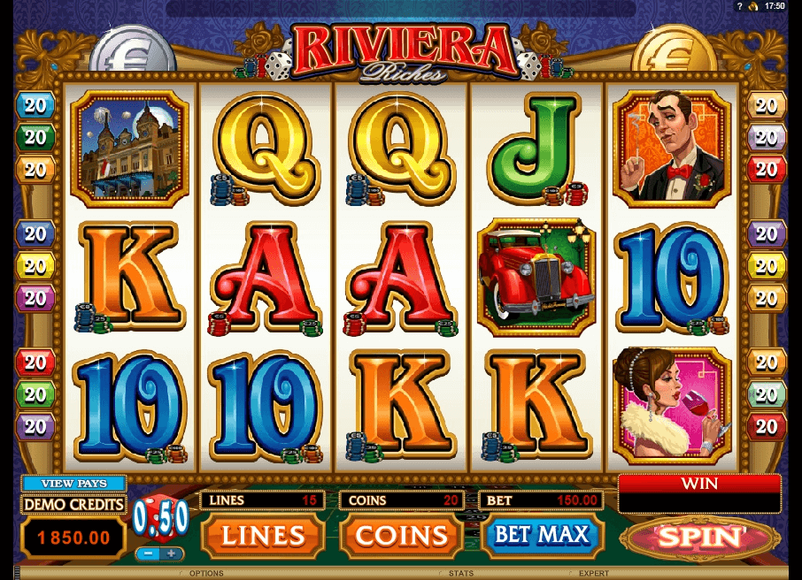 Riviera Riches slot play free