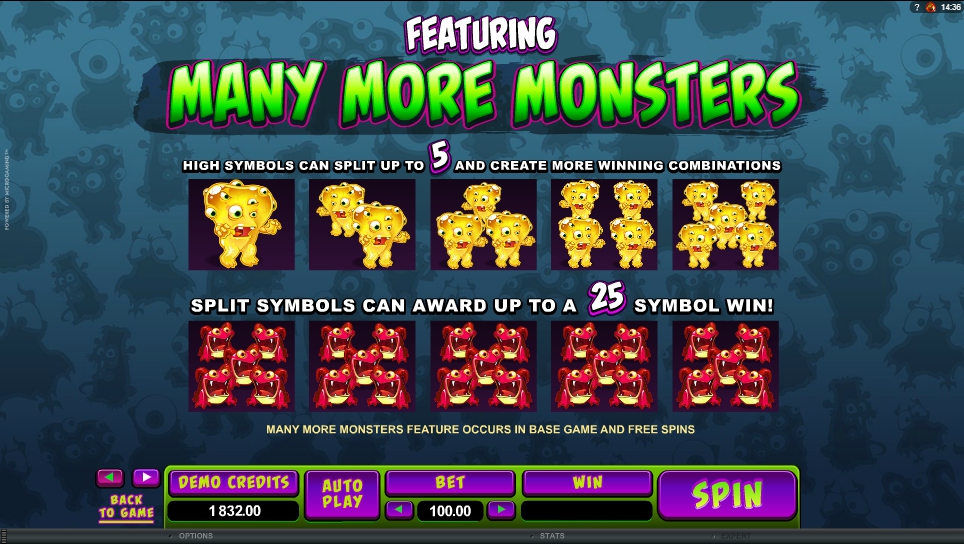so many monsters slot machine detail image 4
