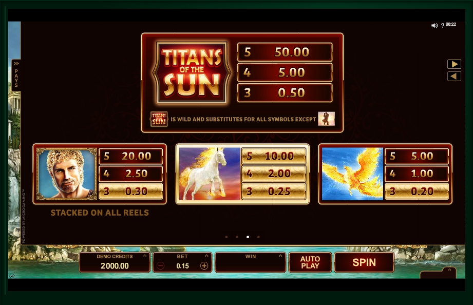 titans of the sun: hyperion slot machine detail image 1