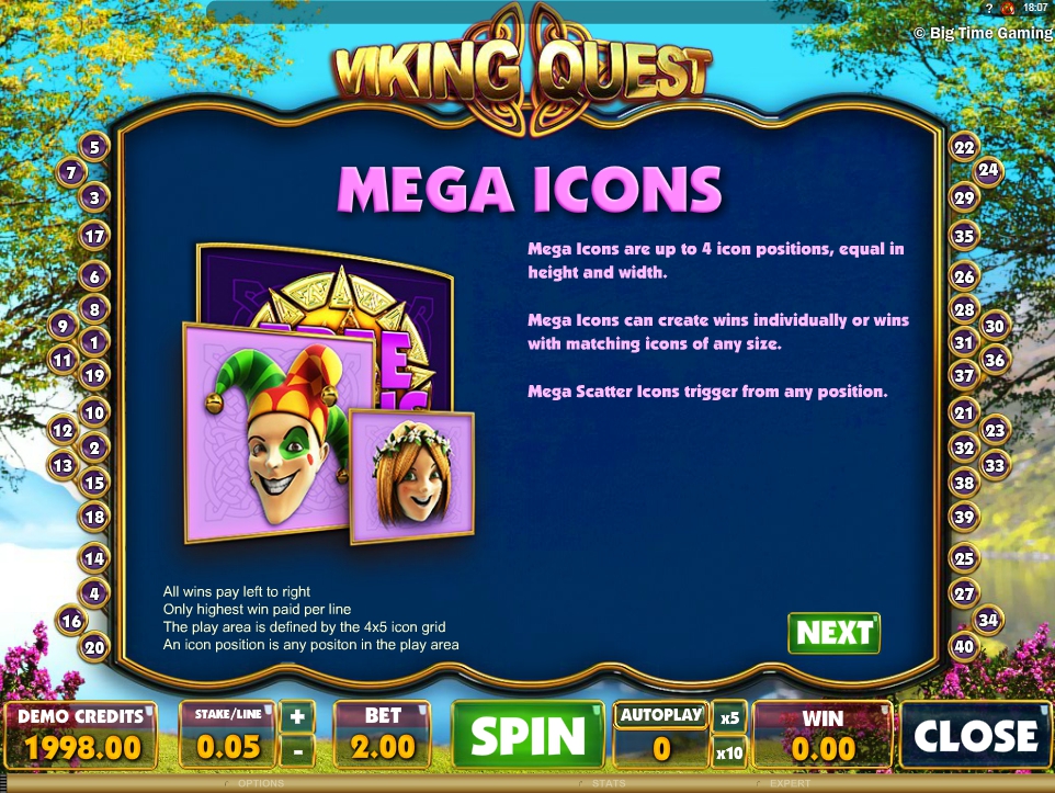 vikings quest slot machine detail image 4