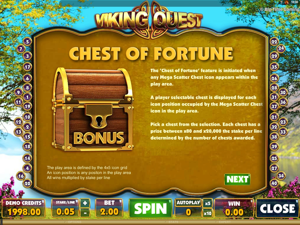 vikings quest slot machine detail image 1