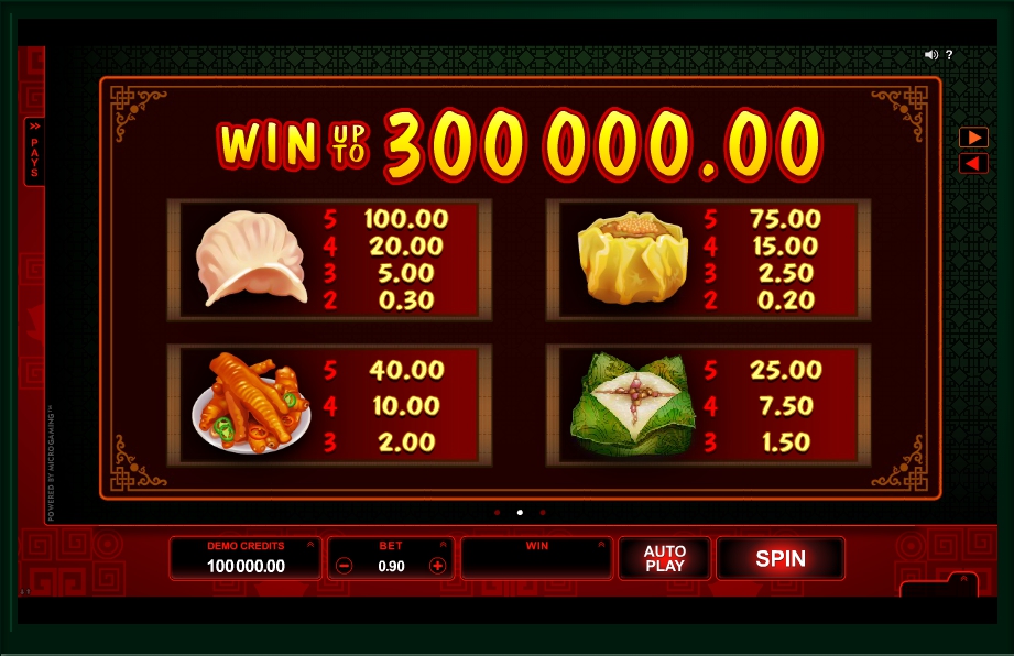win sum dim sum slot machine detail image 1