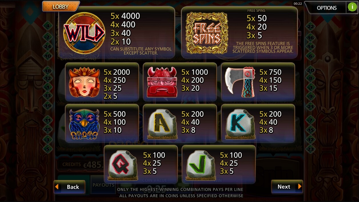 nordic quest slot machine detail image 1