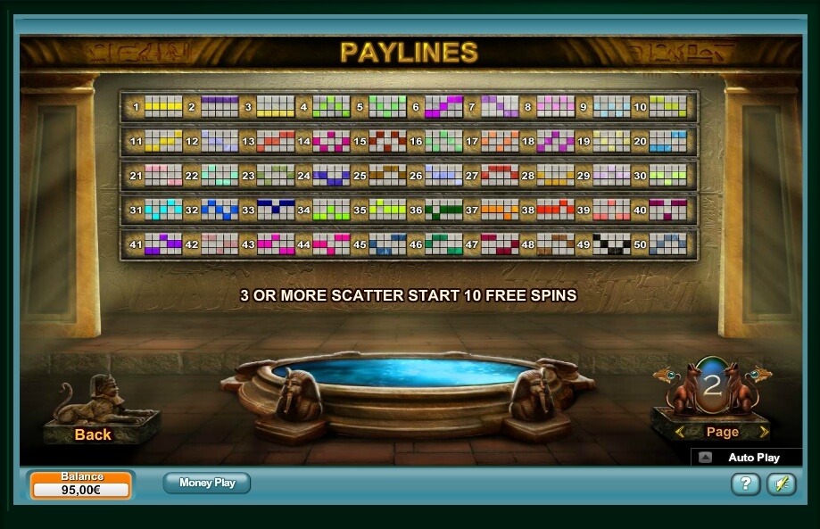 mighty sphinx slot machine detail image 2