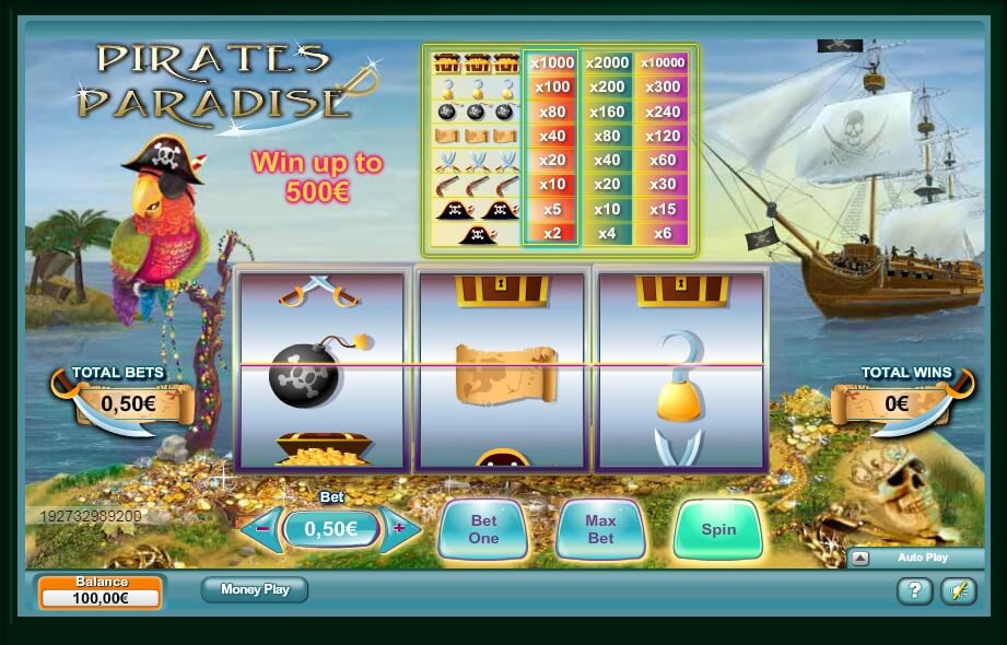 pirates paradise slot machine detail image 0