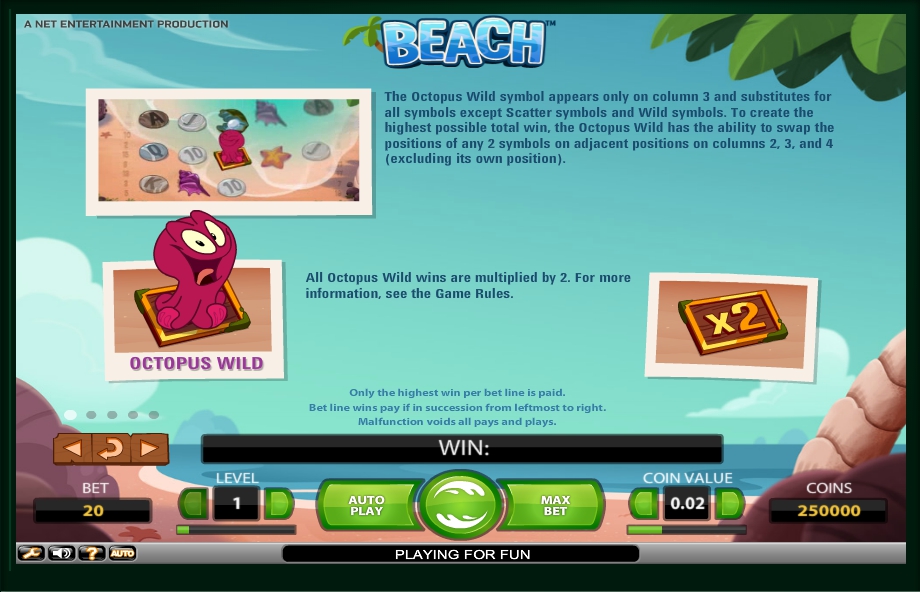 beach slot machine detail image 4
