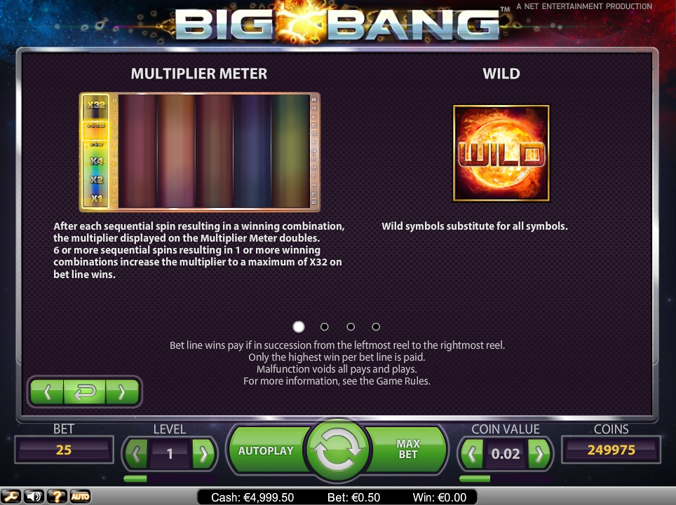 big bang slot machine detail image 3