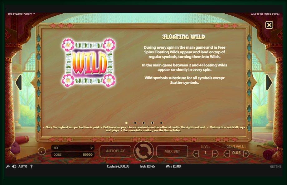 bollywood story slot machine detail image 4
