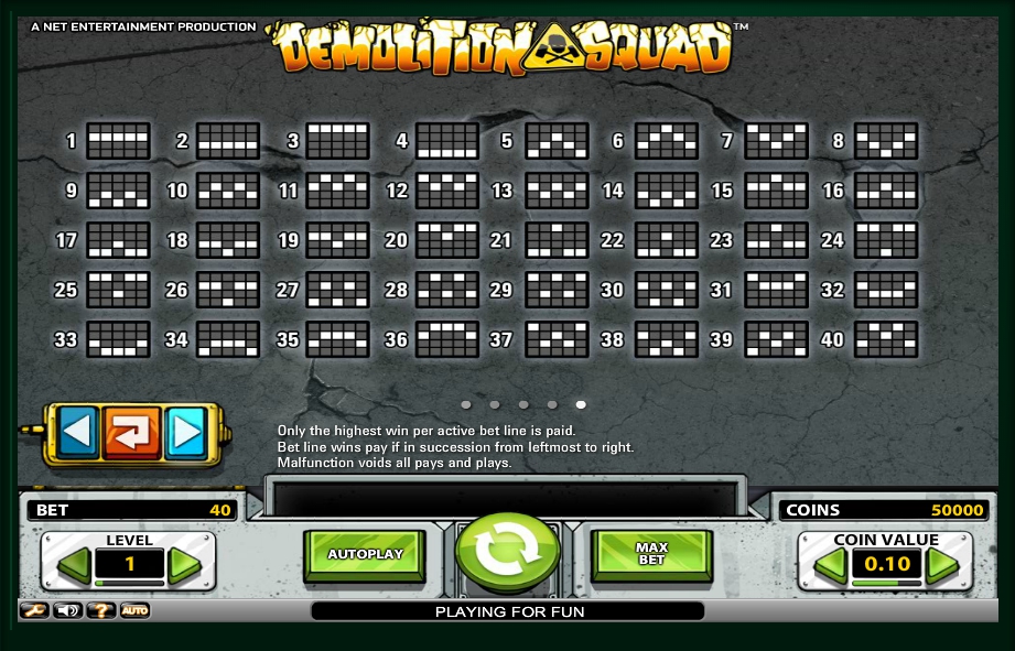 demolition squad slot machine detail image 0