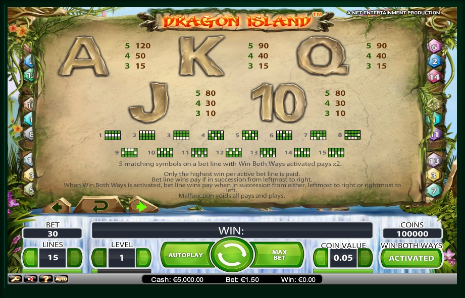 dragon island slot machine detail image 0