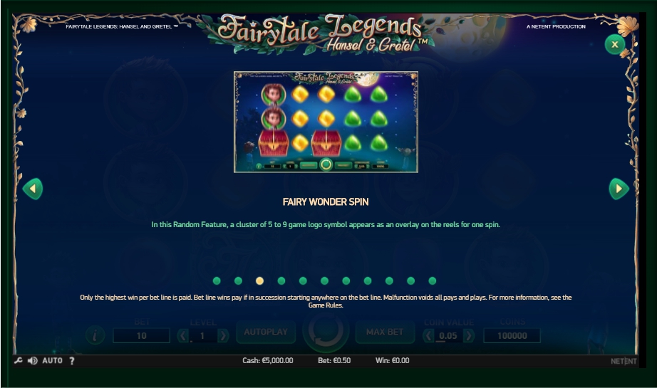 fairytale legends: hansel & gretel slot machine detail image 6