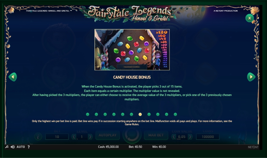 fairytale legends: hansel & gretel slot machine detail image 2