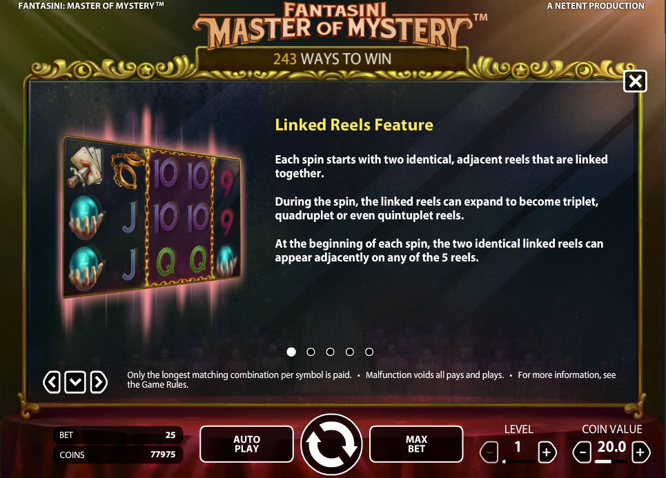 fantasini: master of mystery slot machine detail image 4