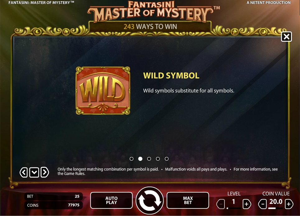 fantasini: master of mystery slot machine detail image 3