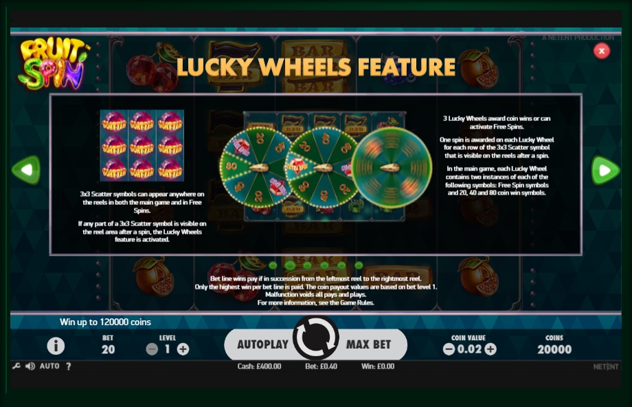 fruit spin slot machine detail image 4