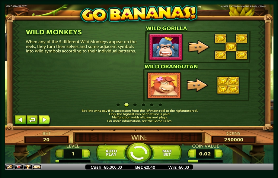go bananas! slot machine detail image 4