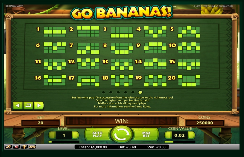 go bananas! slot machine detail image 0