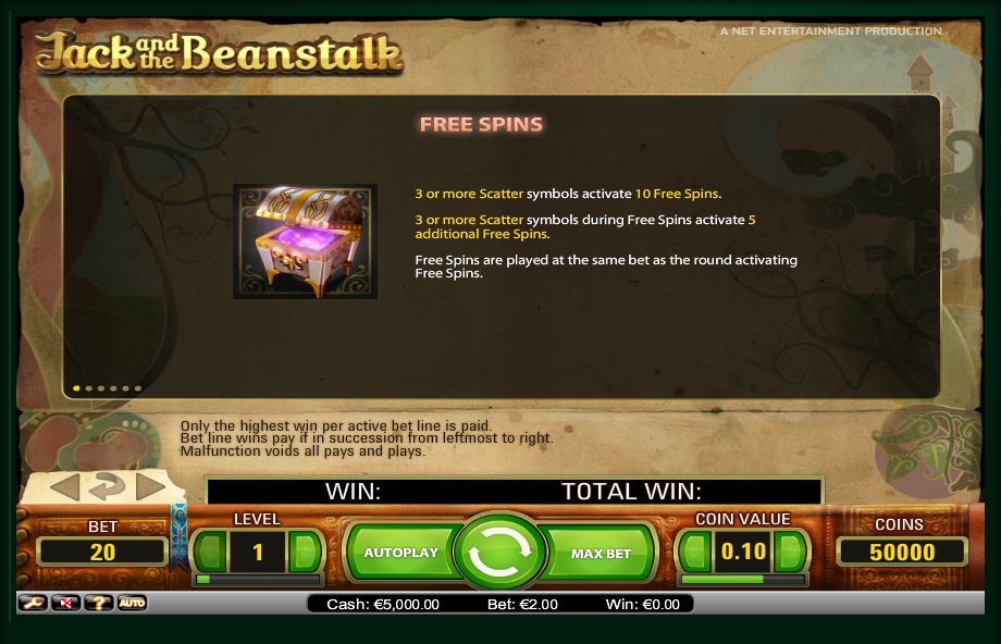 jack and the beanstalk slot machine detail image 5